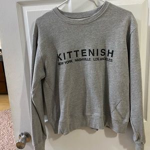 Kittenish sweatshirt